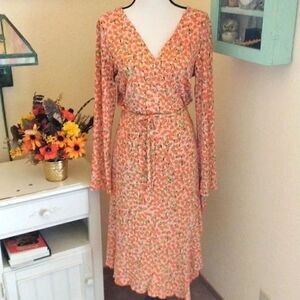Max & Cleo Soft Knit True Wrap Dress
